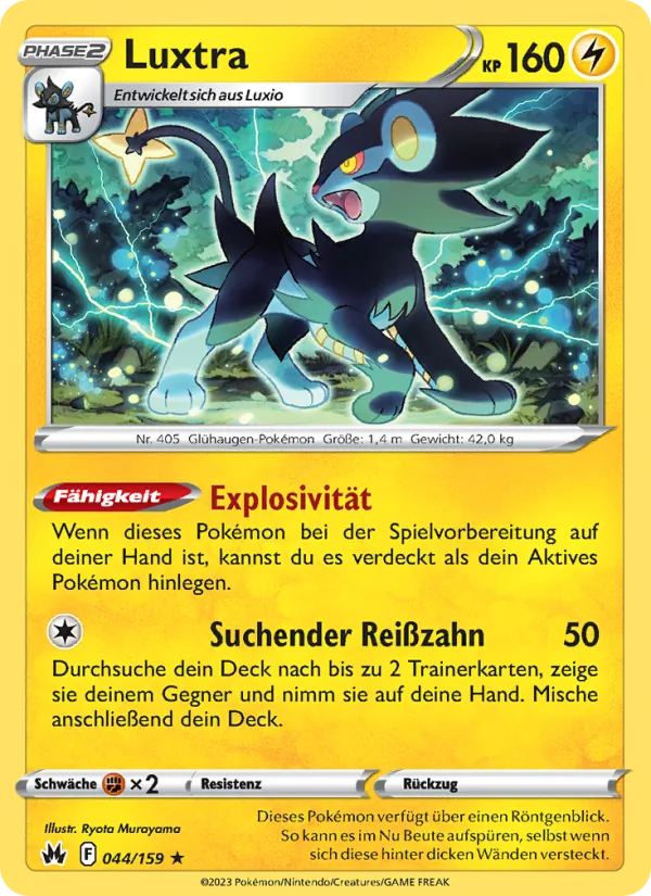 Karte Luxtra aus Zenit der Könige, Nummer 044/159