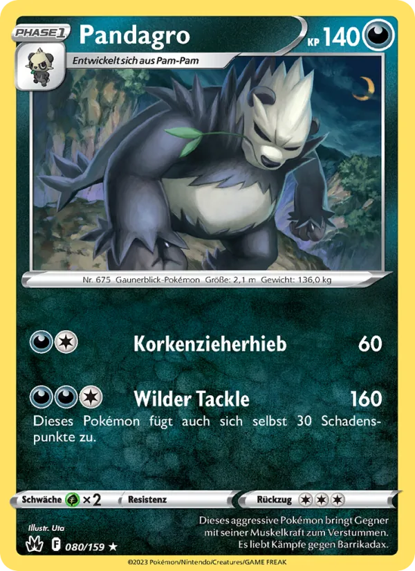 Karte Pandagro aus Zenit der Könige, Nummer 080/159