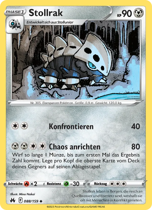 Karte Stollrak aus Zenit der Könige, Nummer 088/159