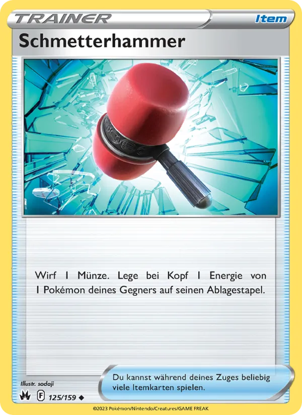 Karte Schmetterhammer aus Zenit der Könige, Nummer 125/159