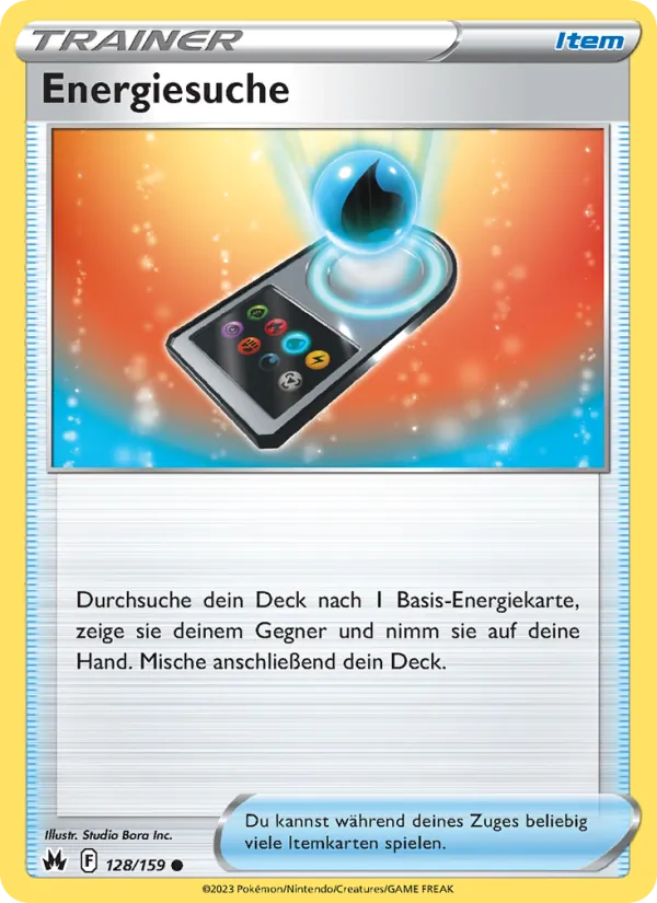 Karte Energiesuche aus Zenit der Könige, Nummer 128/159