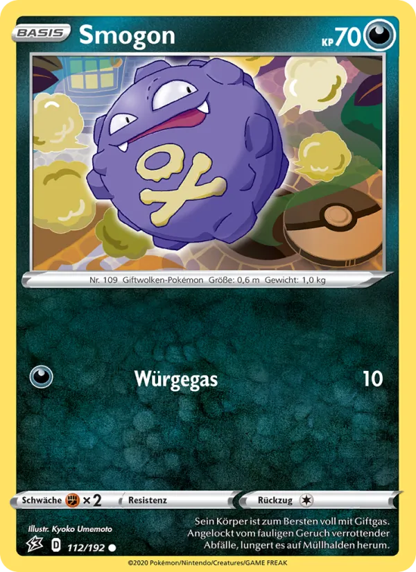 Karte Smogon aus Clash der Rebellen, Nummer 112/192