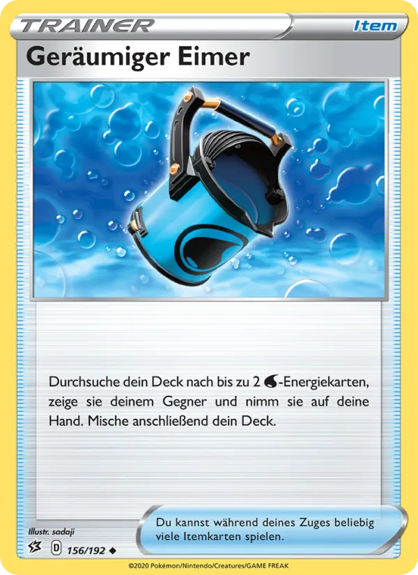 Karte Geräumiger Eimer aus Clash der Rebellen, Nummer 156/192