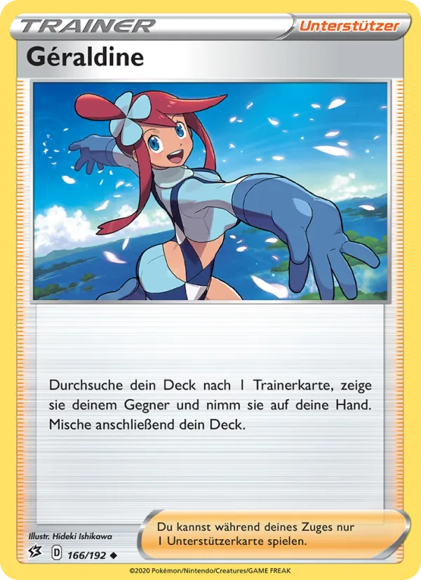 Karte Géraldine aus Clash der Rebellen, Nummer 166/192