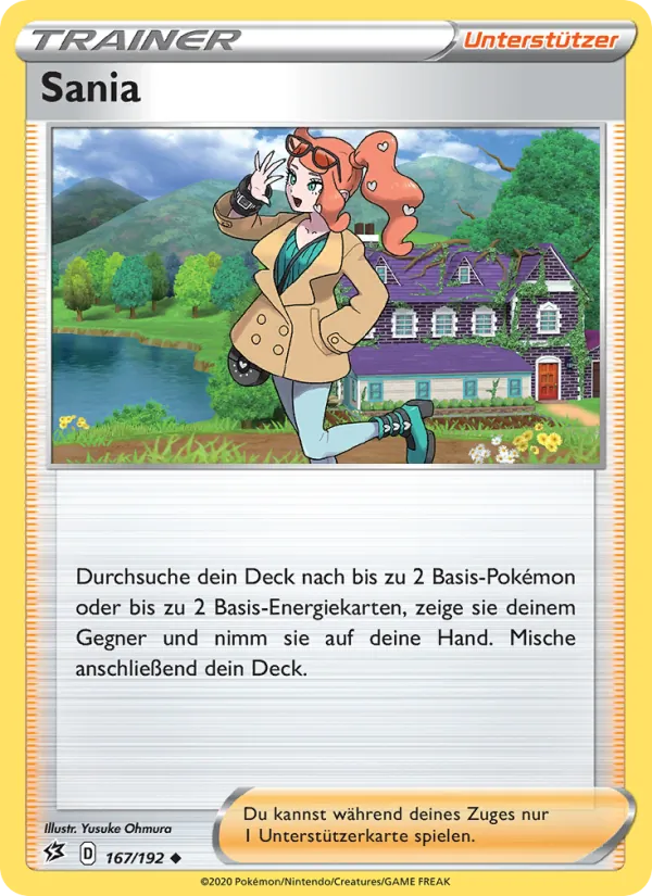 Karte Sania aus Clash der Rebellen, Nummer 167/192