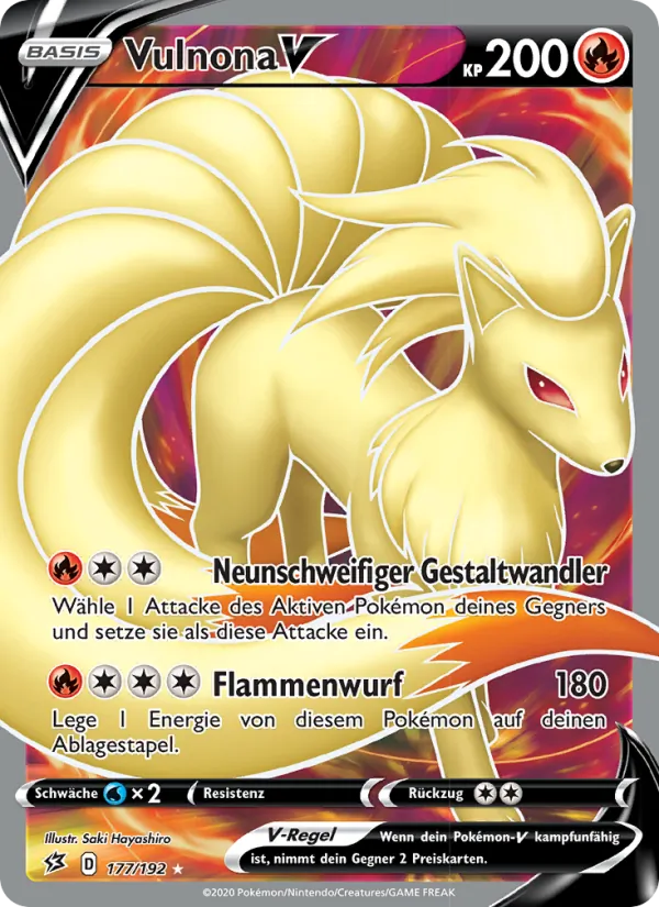 Karte Vulnona V aus Clash der Rebellen, Nummer 177/192
