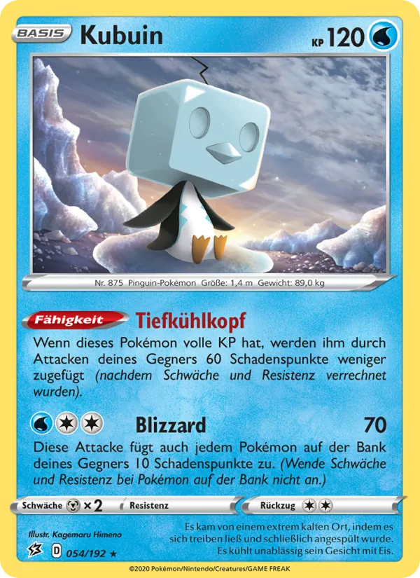 Karte Kubuin aus Clash der Rebellen, Nummer 54/192
