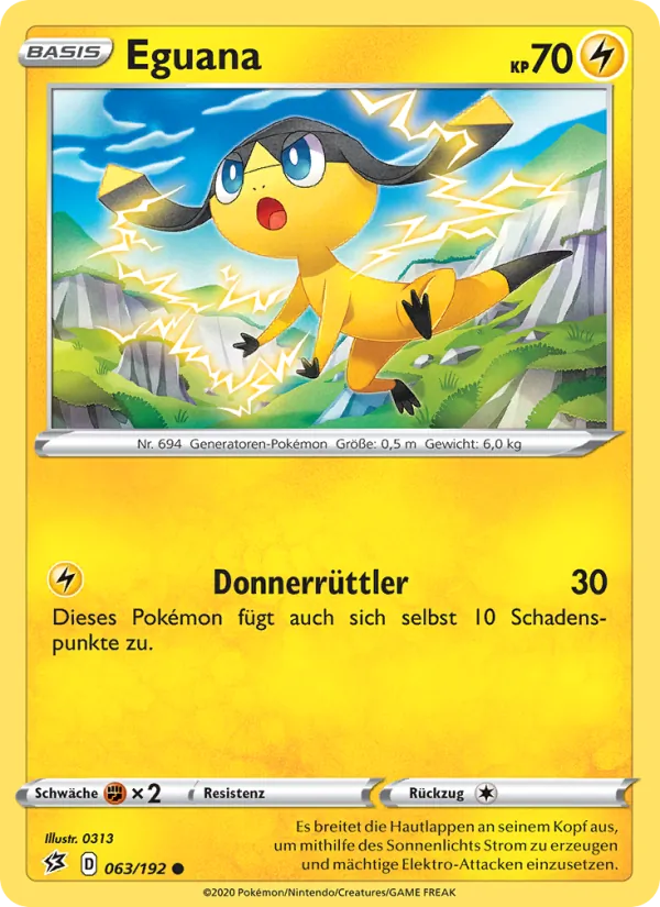 Karte Eguana aus Clash der Rebellen, Nummer 63/192