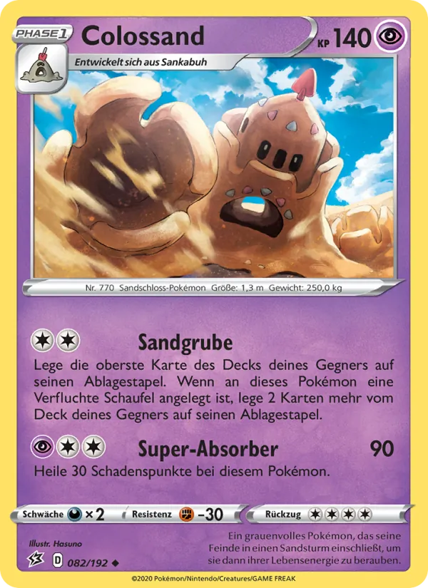 Karte Colossand aus Clash der Rebellen, Nummer 82/192