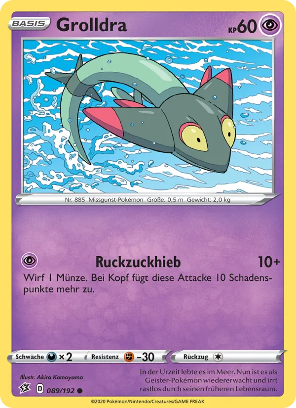 Karte Grolldra aus Clash der Rebellen, Nummer 89/192