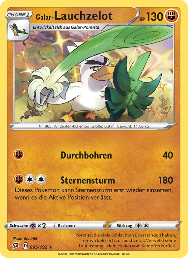 Karte Galar-Lauchzelot aus Clash der Rebellen, Nummer 95/192