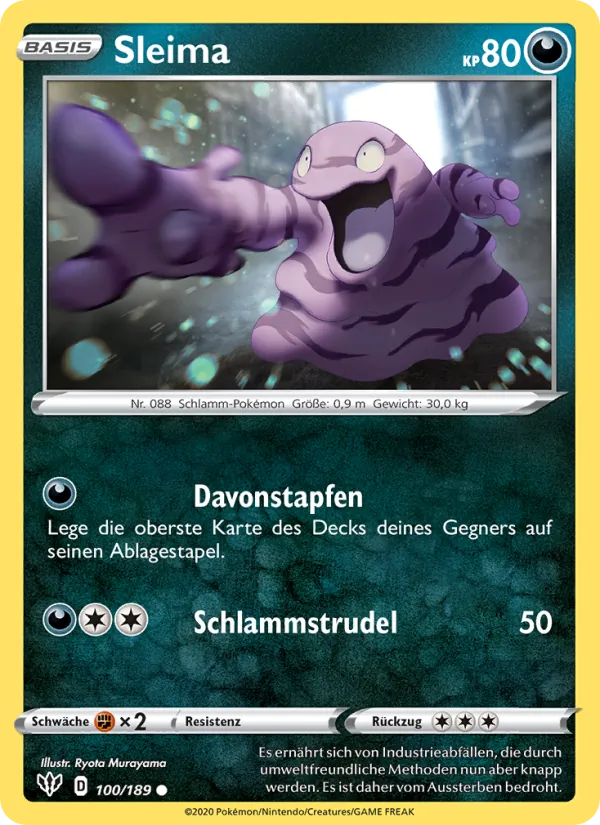 Karte Sleima aus Flammende Finsternis, Nummer 100/189