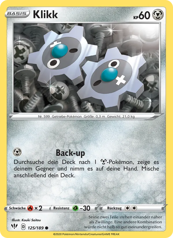 Karte Klikk aus Flammende Finsternis, Nummer 125/189