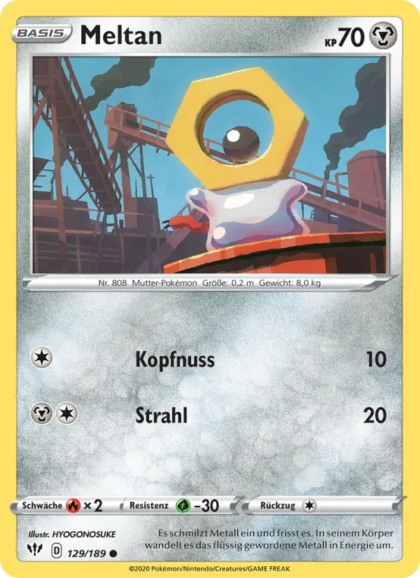 Karte Meltan aus Flammende Finsternis, Nummer 129/189