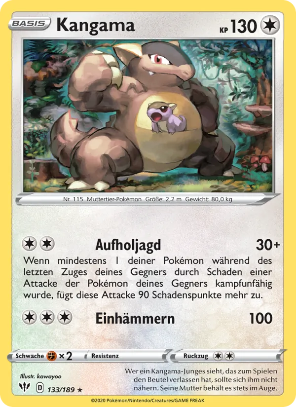 Karte Kangama aus Flammende Finsternis, Nummer 133/189