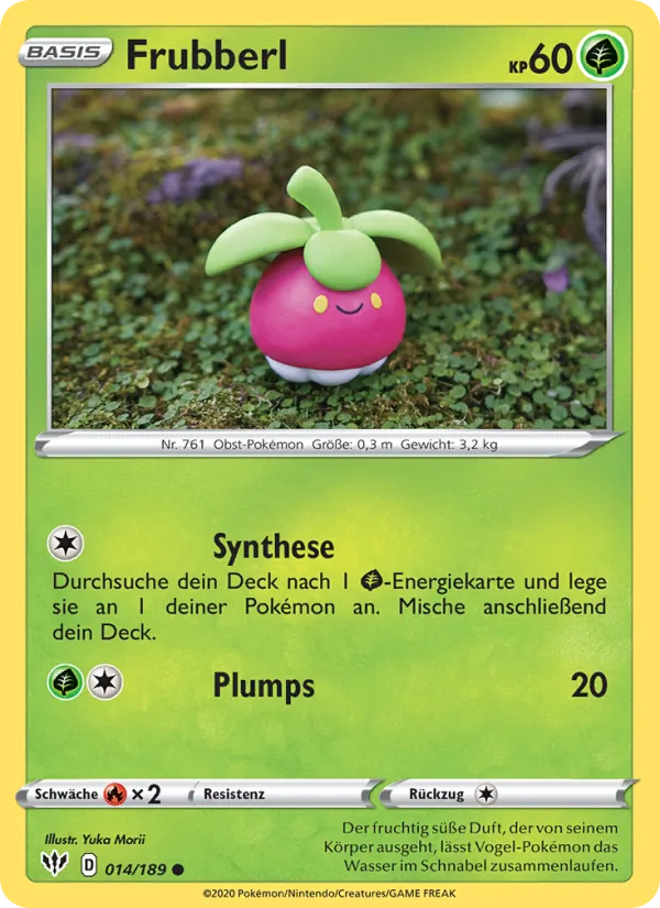 Karte Frubberl aus Flammende Finsternis, Nummer 14/189