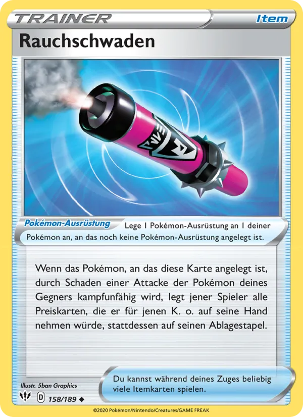 Karte Rauchschwaden aus Flammende Finsternis, Nummer 158/189