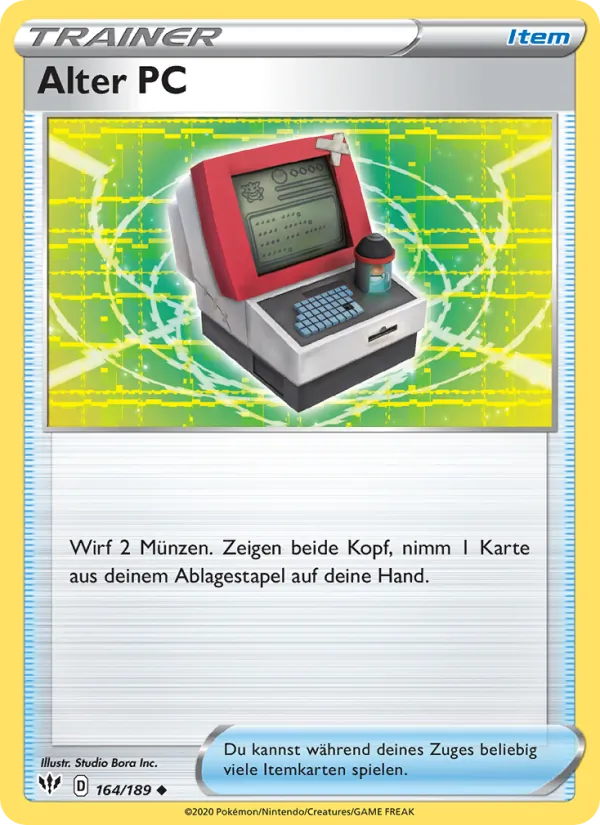 Karte Alter PC aus Flammende Finsternis, Nummer 164/189