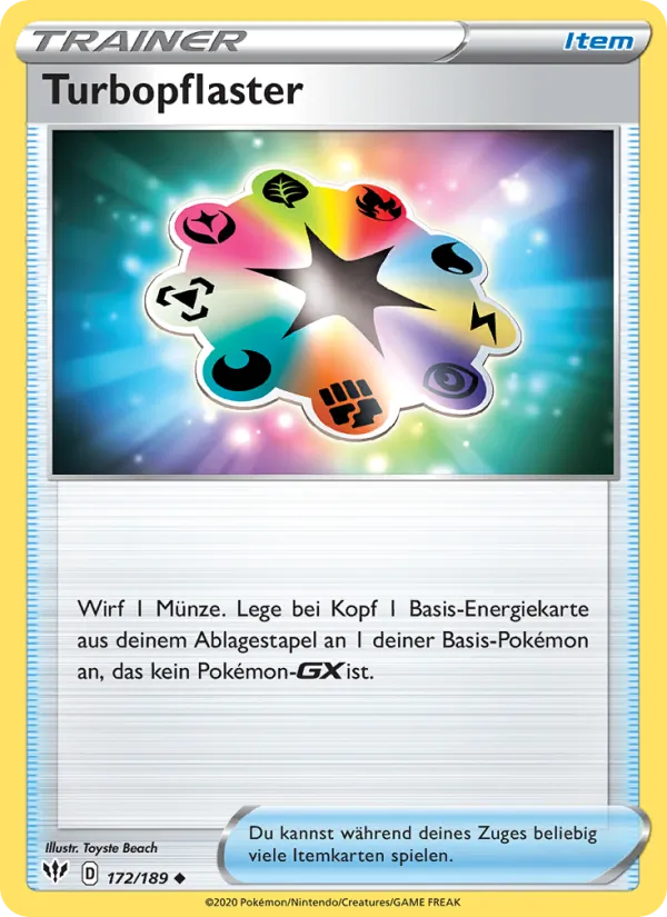 Karte Turbopflaster aus Flammende Finsternis, Nummer 172/189