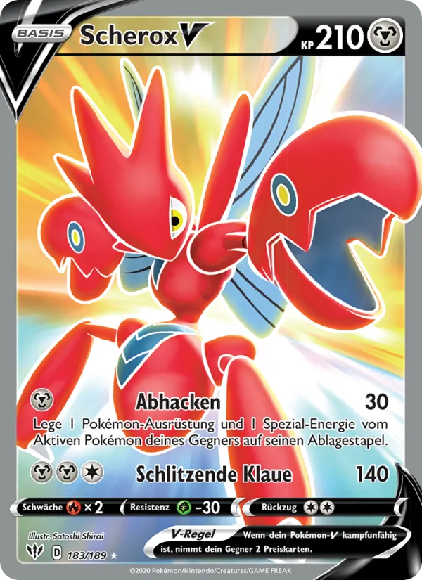 Karte Scherox V aus Flammende Finsternis, Nummer 183/189