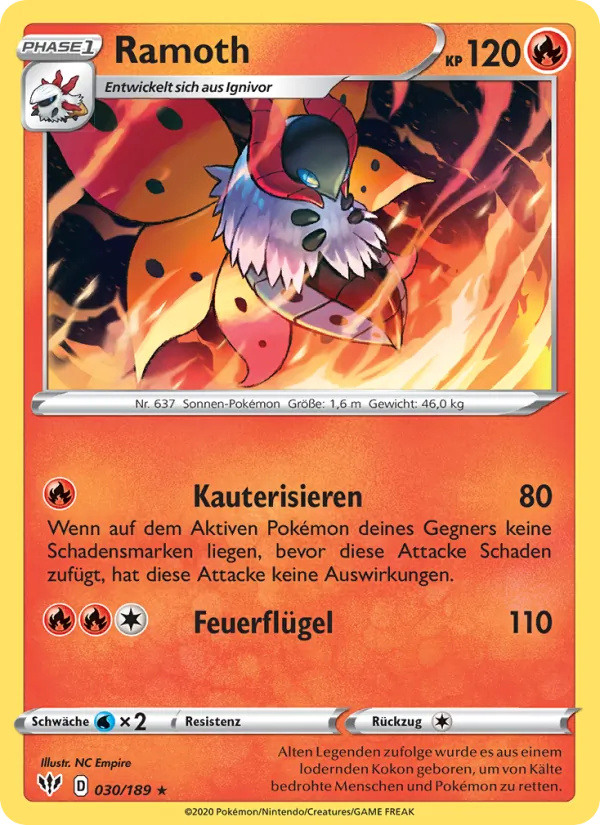 Karte Ramoth aus Flammende Finsternis, Nummer 30/189