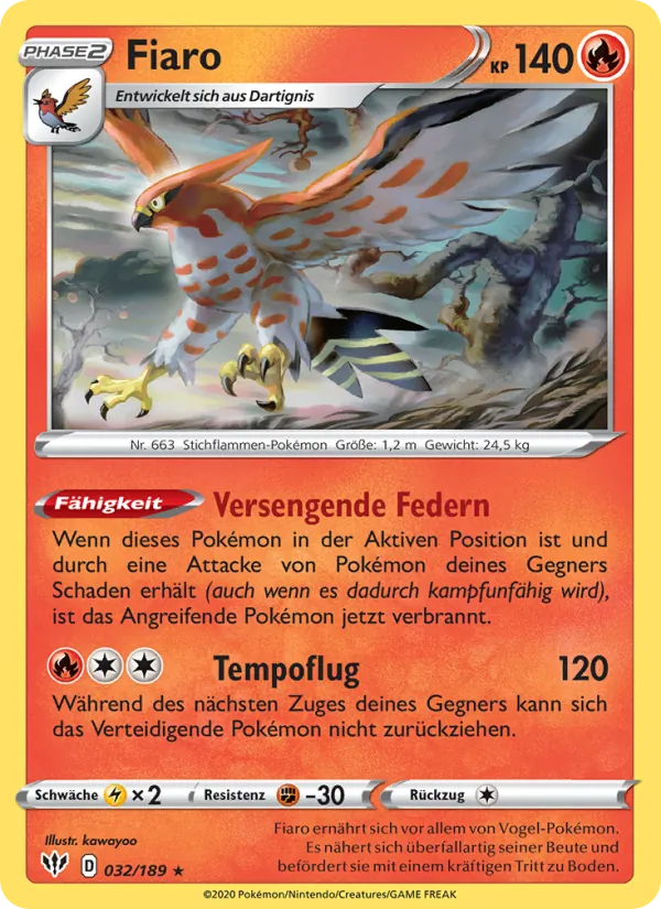 Karte Fiaro aus Flammende Finsternis, Nummer 32/189
