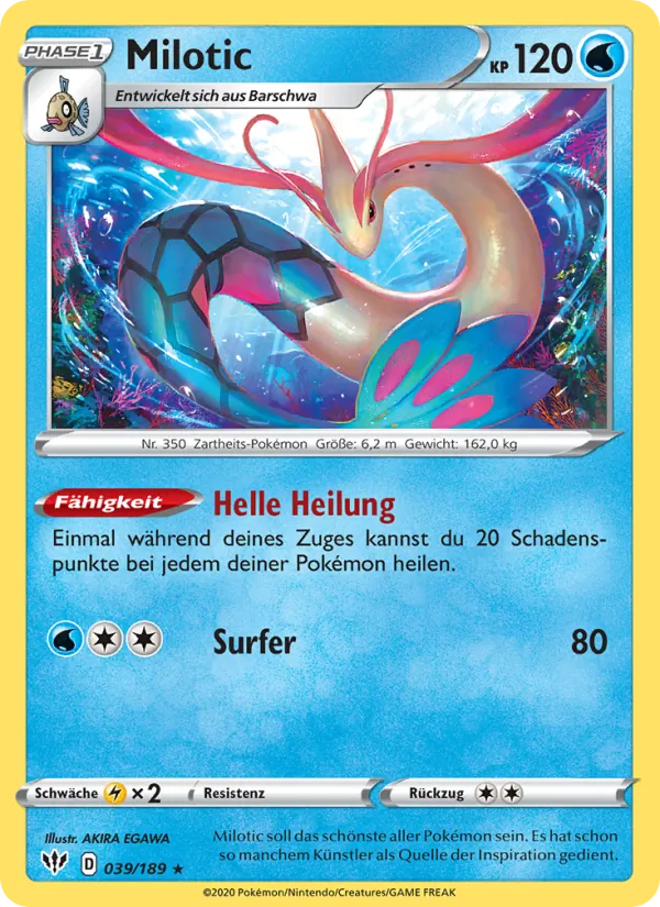 Karte Milotic aus Flammende Finsternis, Nummer 39/189