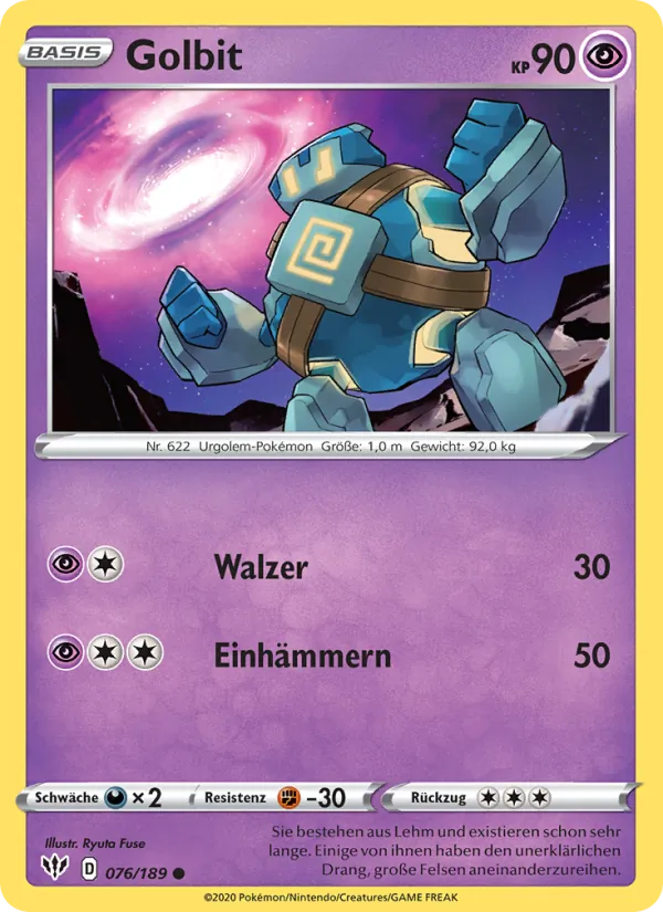 Karte Golbit aus Flammende Finsternis, Nummer 76/189