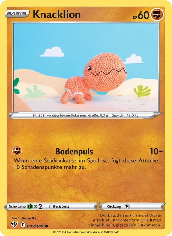Karte Knacklion aus Flammende Finsternis, Nummer 89/189