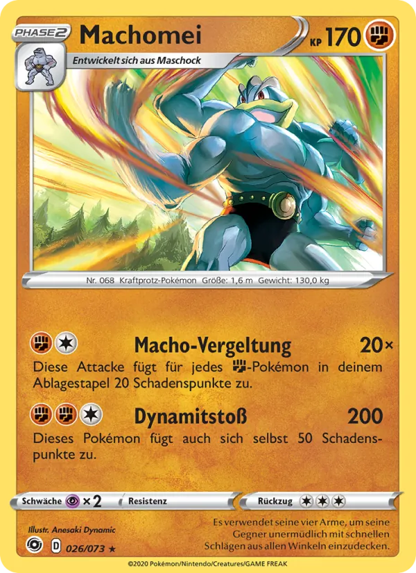 Karte Machomei aus Weg des Champs, Nummer 26/73