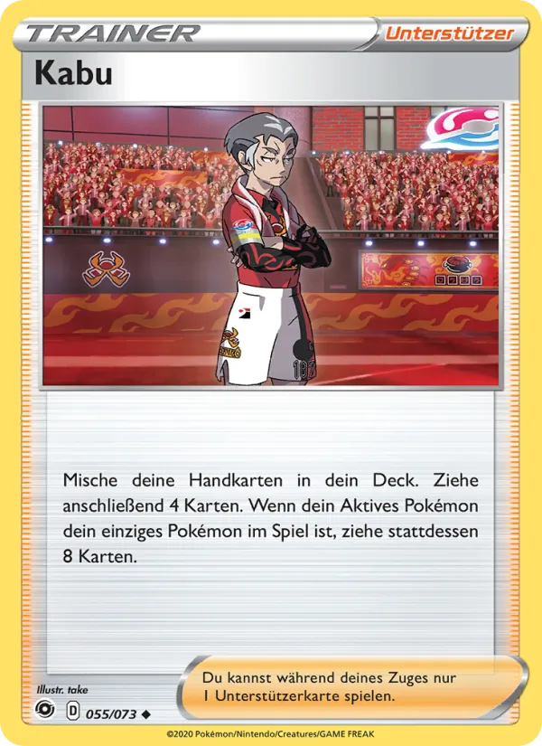 Karte Kabu aus Weg des Champs, Nummer 55/73