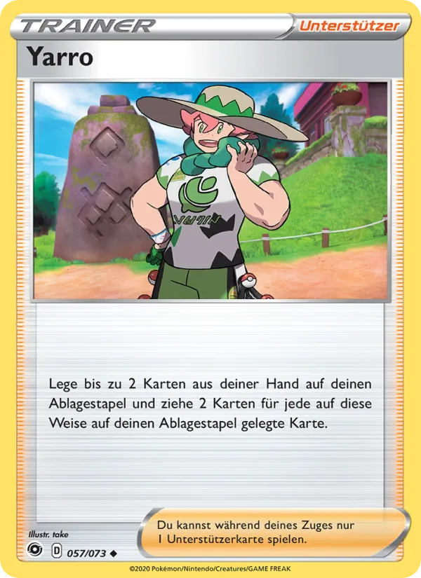 Karte Yarro aus Weg des Champs, Nummer 57/73