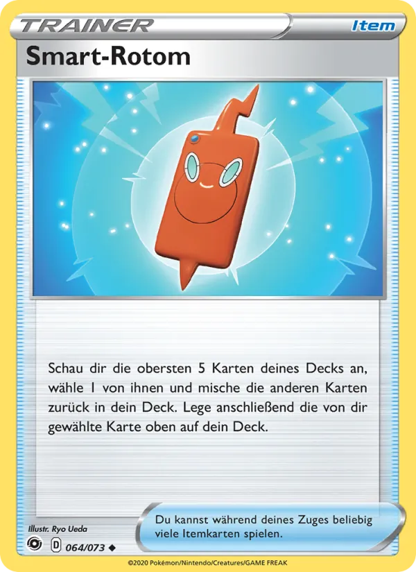 Karte Smart-Rotom aus Weg des Champs, Nummer 64/73