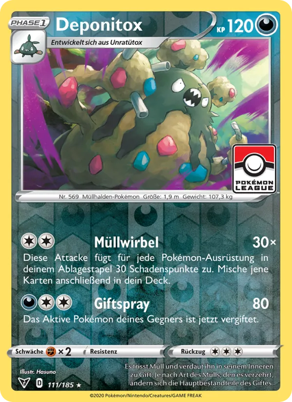 Karte Deponitox aus Farbenschock, Nummer 111/185