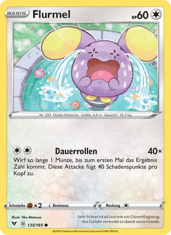 Karte Flurmel aus Farbenschock, Nummer 135/185
