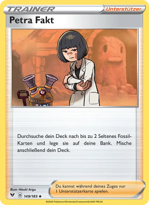 Karte Petra Fakt aus Farbenschock, Nummer 149/185