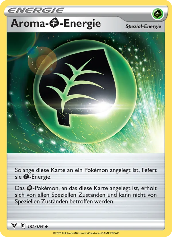 Karte Aroma-Grass-Energie aus Farbenschock, Nummer 162/185