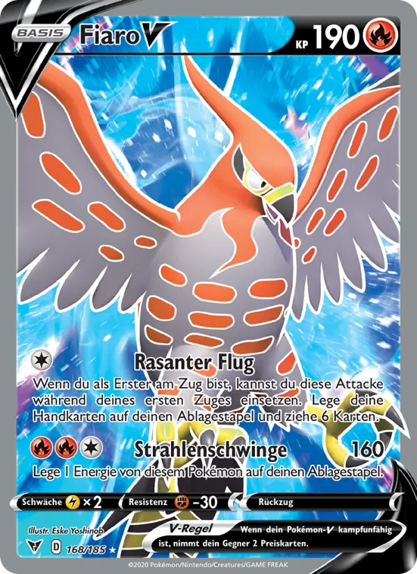 Karte Fiaro V aus Farbenschock, Nummer 168/185