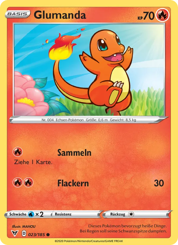 Karte Glumanda aus Farbenschock, Nummer 23/185