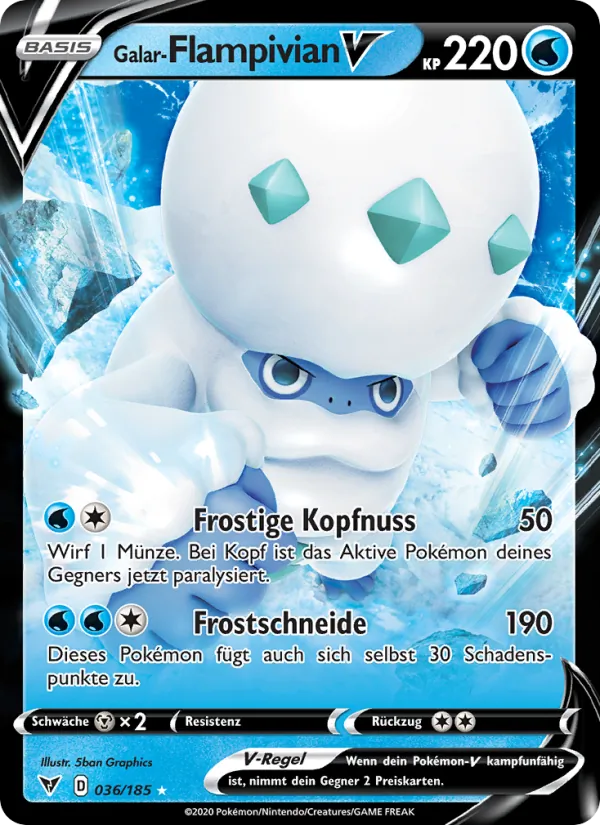 Karte Galar-Flampivian V aus Farbenschock, Nummer 36/185