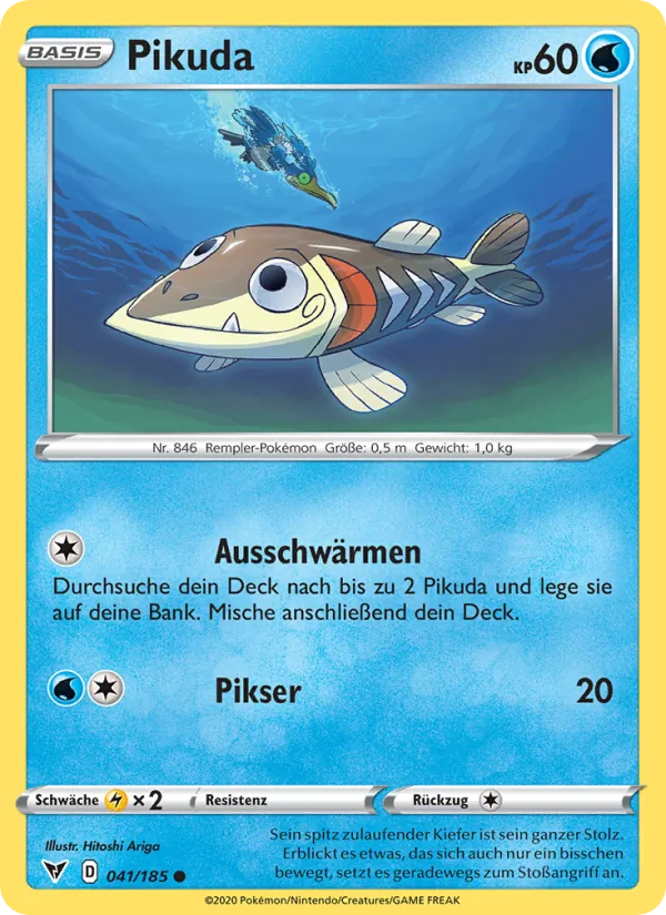 Karte Pikuda aus Farbenschock, Nummer 41/185