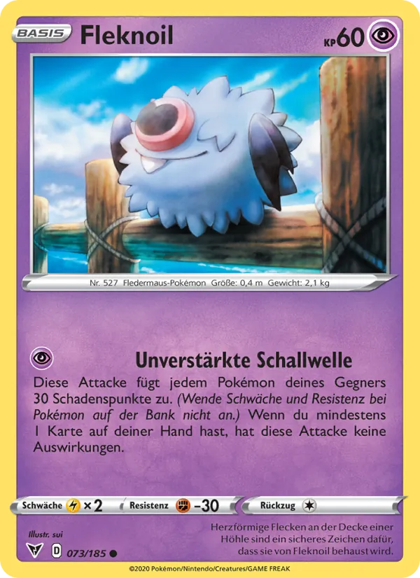 Karte Fleknoil aus Farbenschock, Nummer 73/185