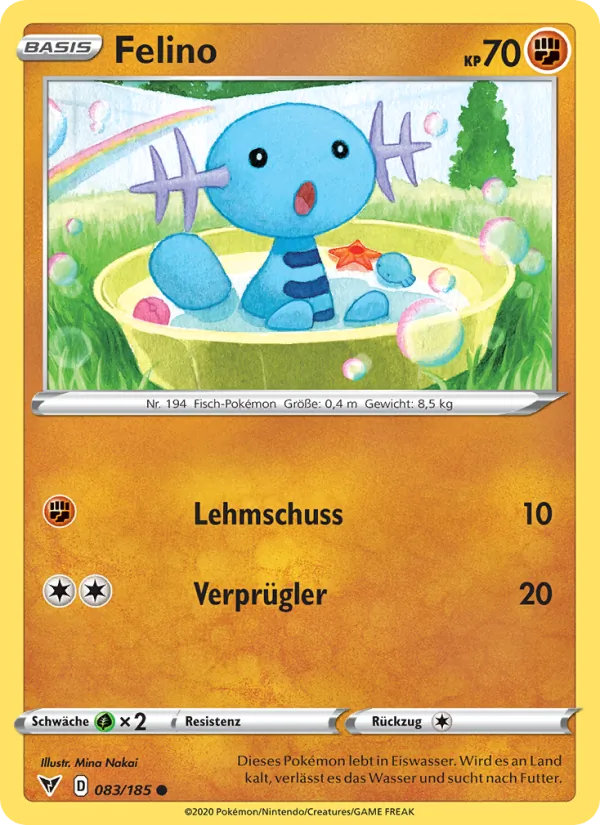 Karte Felino aus Farbenschock, Nummer 83/185