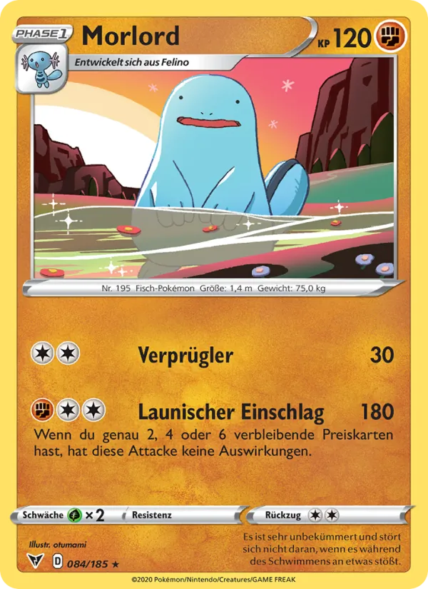 Karte Morlord aus Farbenschock, Nummer 84/185