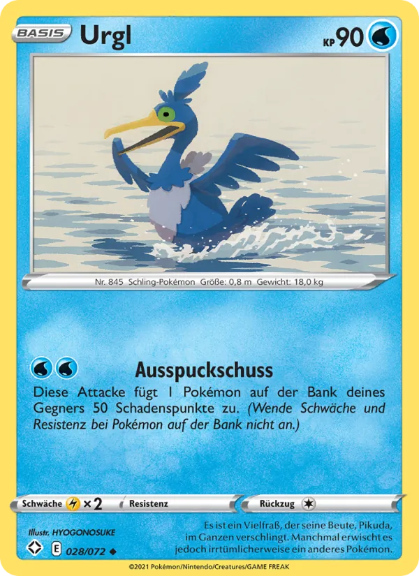 Karte Urgl aus Glänzendes Schicksal, Nummer 28/72