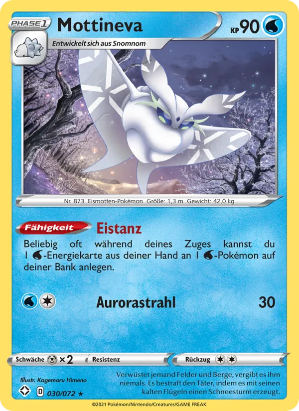Karte Mottineva aus Glänzendes Schicksal, Nummer 30/72