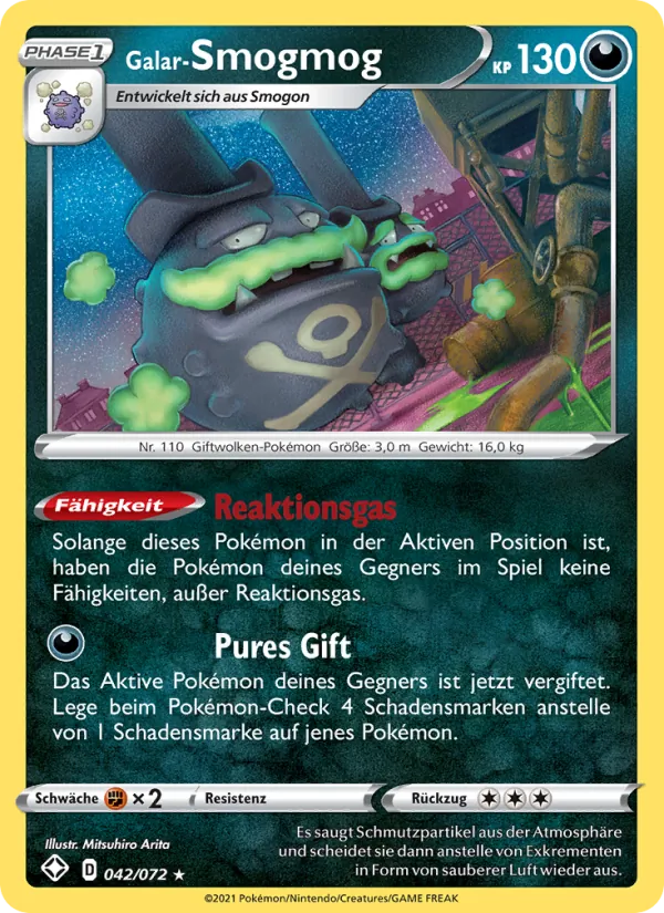 Karte Galar-Smogmog aus Glänzendes Schicksal, Nummer 42/72