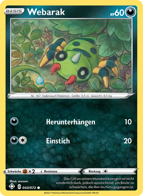 Karte Webarak aus Glänzendes Schicksal, Nummer 43/72