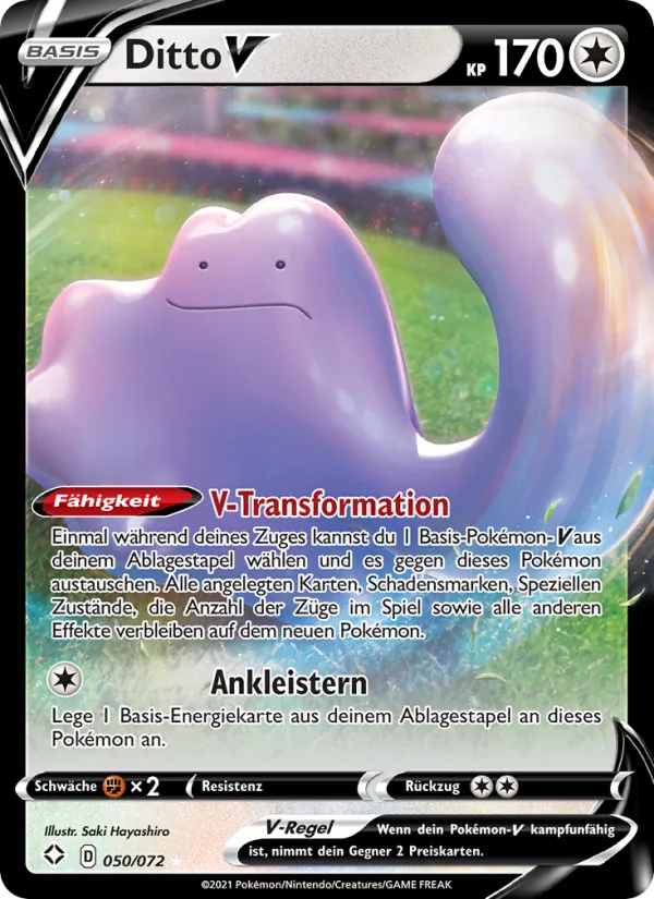 Karte Ditto V aus Glänzendes Schicksal, Nummer 50/72