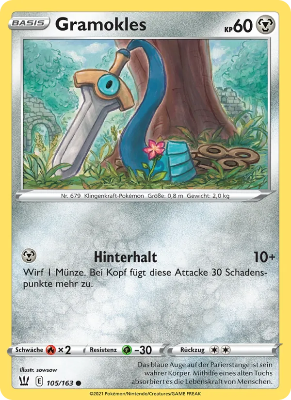 Karte Gramokles aus Kampfstile, Nummer 105/163